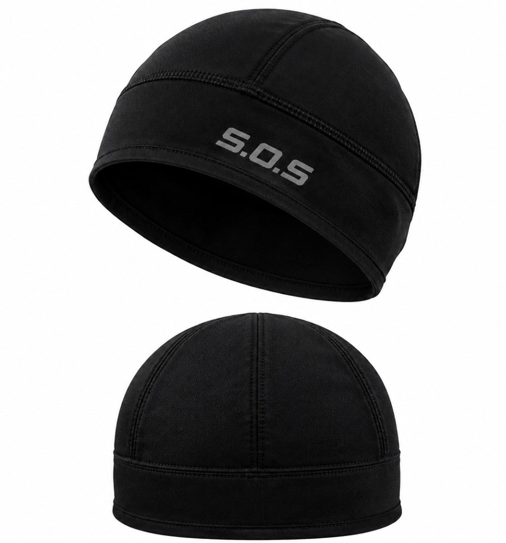 S.O.S. Skull Cap - Front and Back View