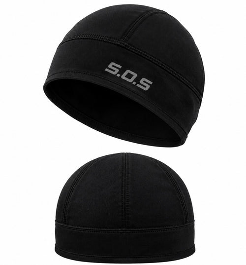 S.O.S. Skull Cap - Front and Back View